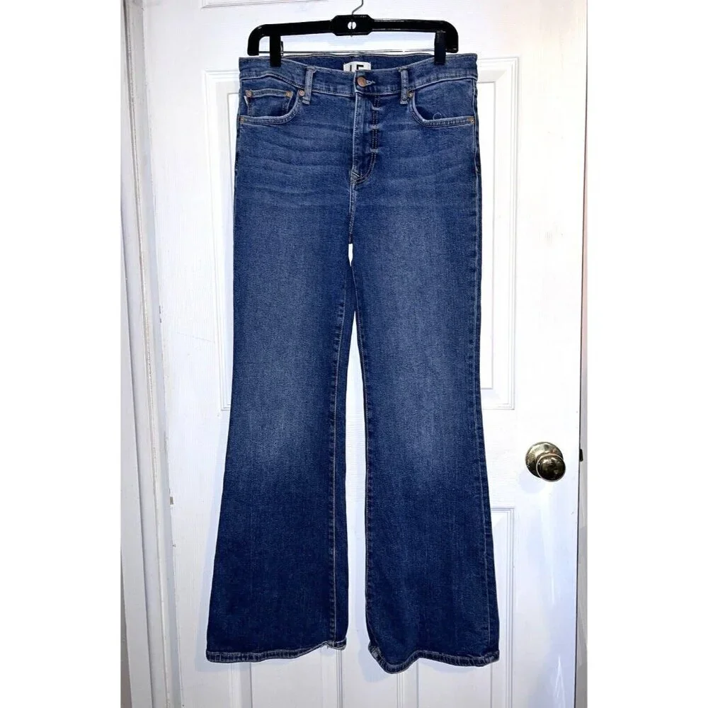 LOVERS AND FRIENDS River Verona Stretch Denim Low Rise Ultra Flare Jeans
